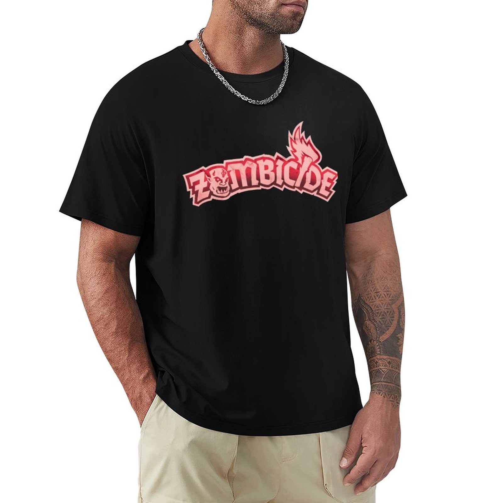 Board Game Zombicide - Zombicide Brettspiel T-Shirt Festliches Einfaches T-Shirt