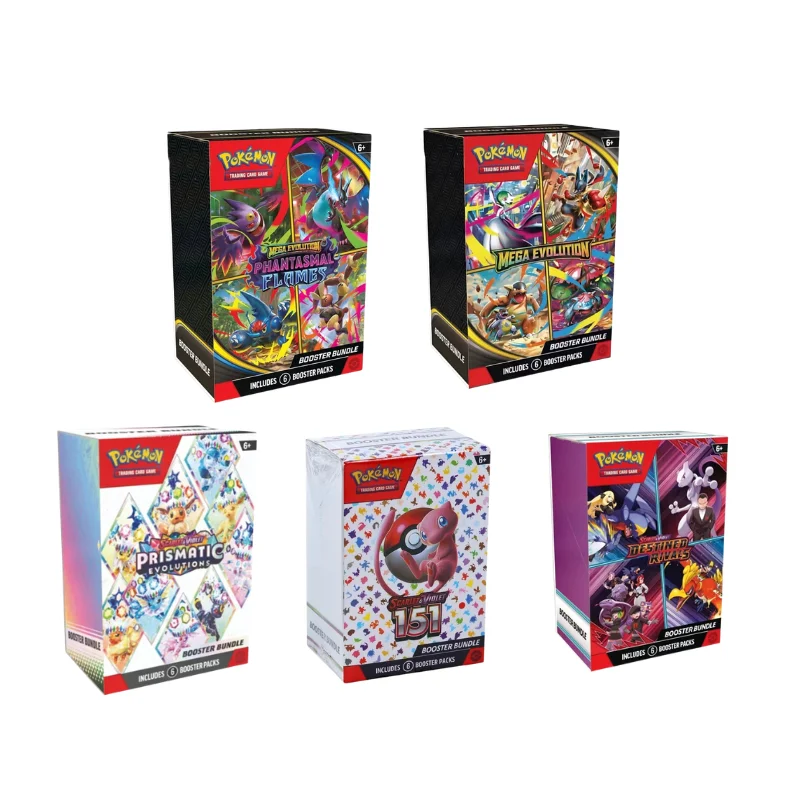 Board Game Zoo - Pokémon-Karten-Booster-Bundle Destined Rivals Prismatic Evolutions Scarlet