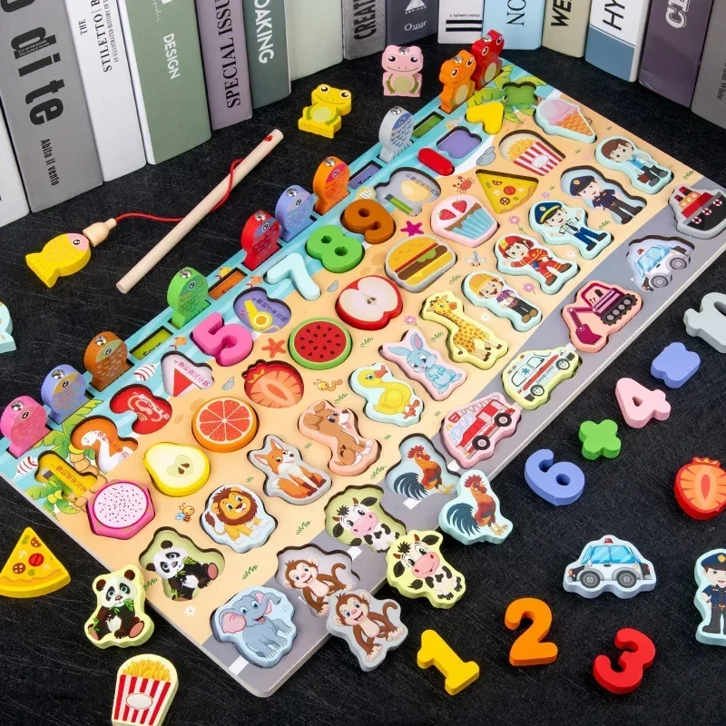 Board Game Harvest - Lernspielzeug, Puzzlebrett für Montessori, Lernspiel, mathematisches