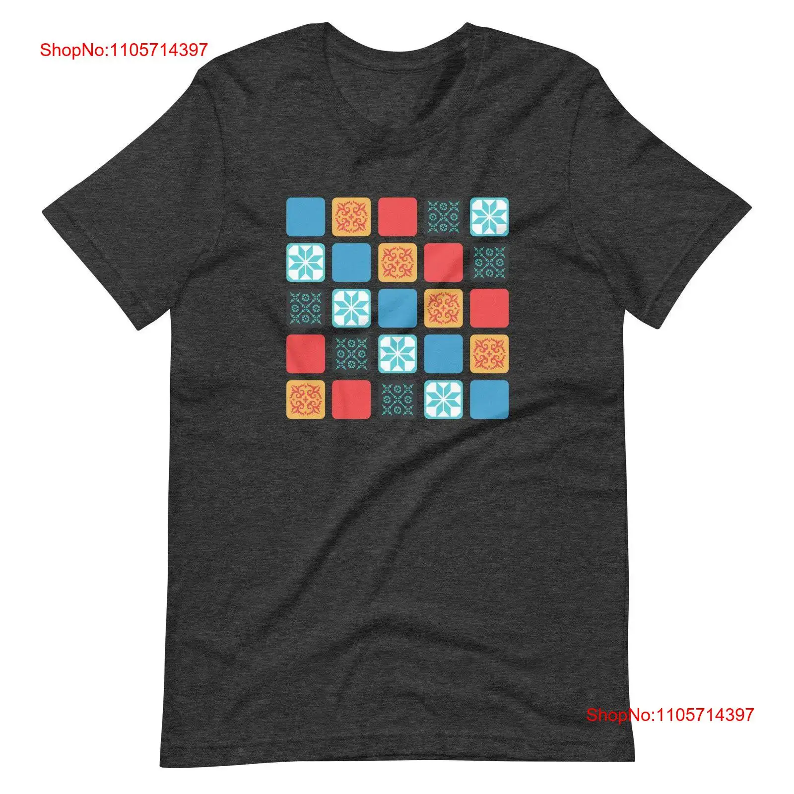 Board Game Azul - Azul T-Shirt, inspiriert vom Brettspiel, Quiltmuster,