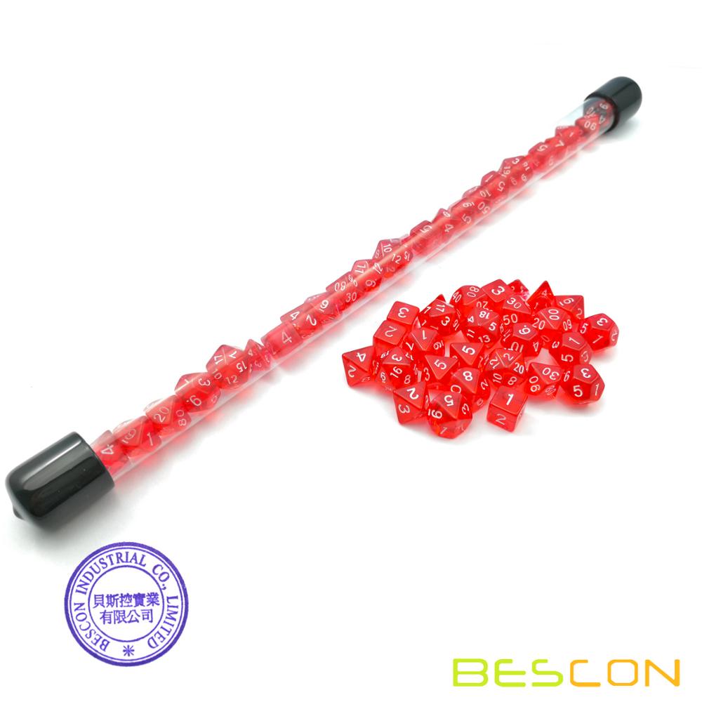 Bescon 28 stücke Transluzent R – Dice Set Polyhedral Bewertung und Preis