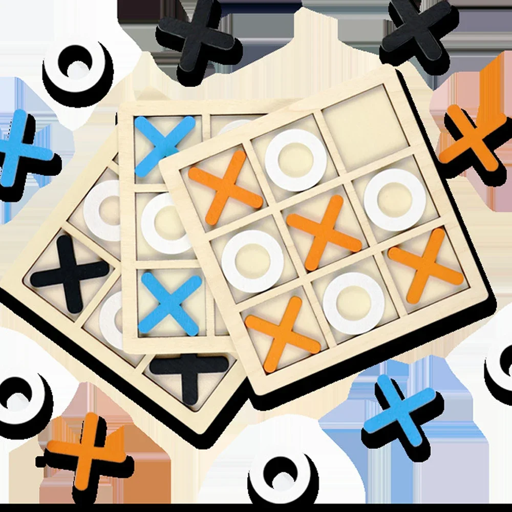 Holz XO Tic Tac Toe Spiel Mini – Board Game Anak Bewertung und Preis