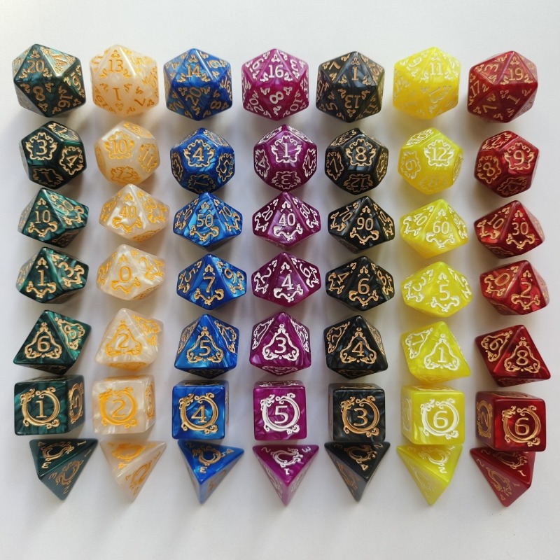 7-teiliges Polyedrisches DND-W – Dice Set Polyhedral Bewertung und Preis