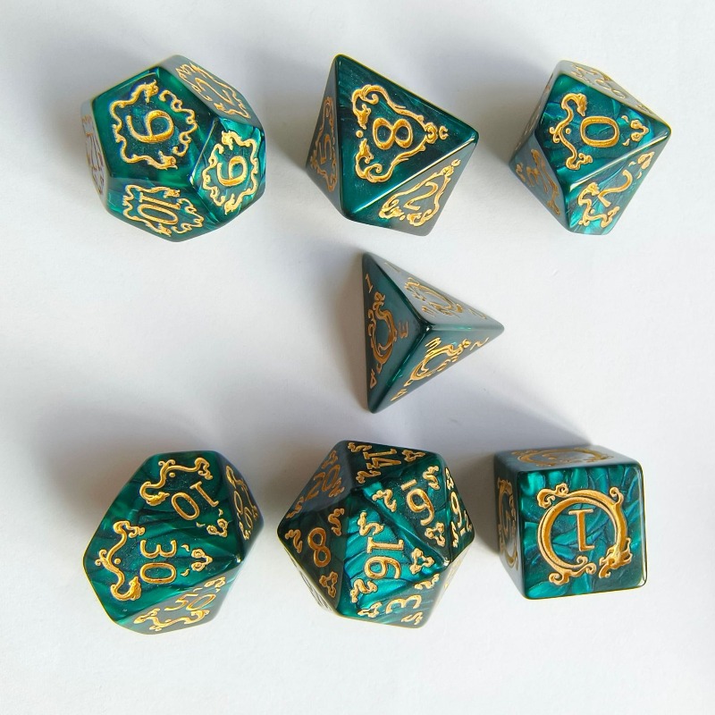 7-teiliges Polyedrisches DND-W – Dice Set Polyhedral Bewertung und Preis