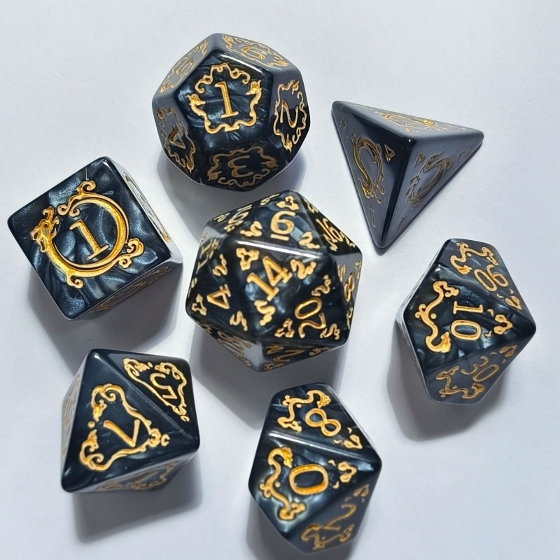 7-teiliges Polyedrisches DND-W – Dice Set Polyhedral Bewertung und Preis