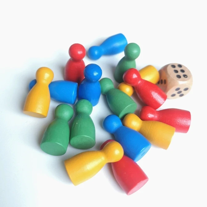 100 Stück bunte Holz-Schachmar – Board Game Harvest Bewertung und Preis