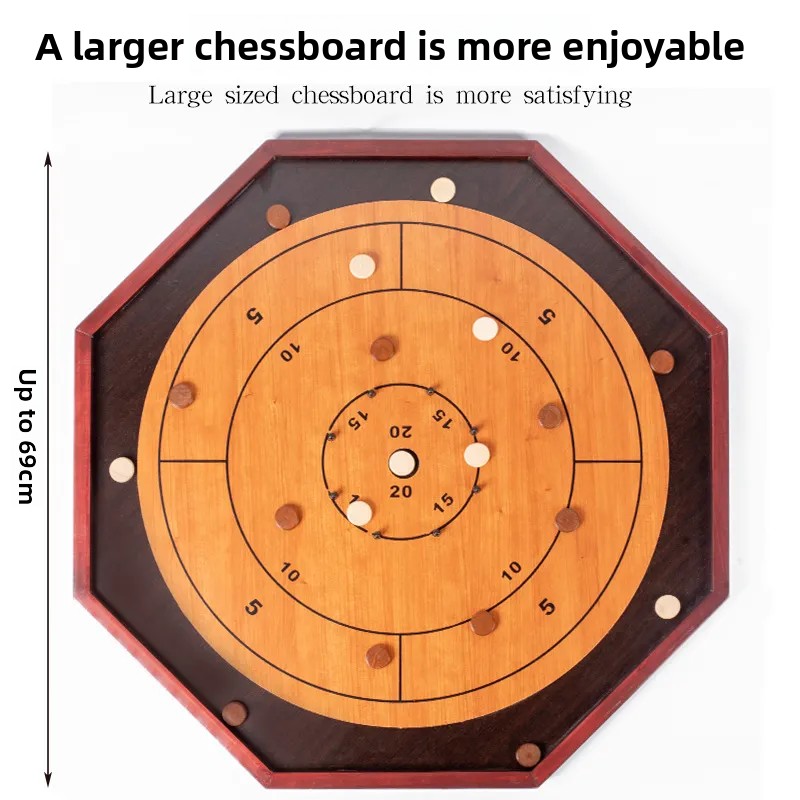 Massivholz Crokinole-Brett - H – Board Game Harvest Bewertung und Preis