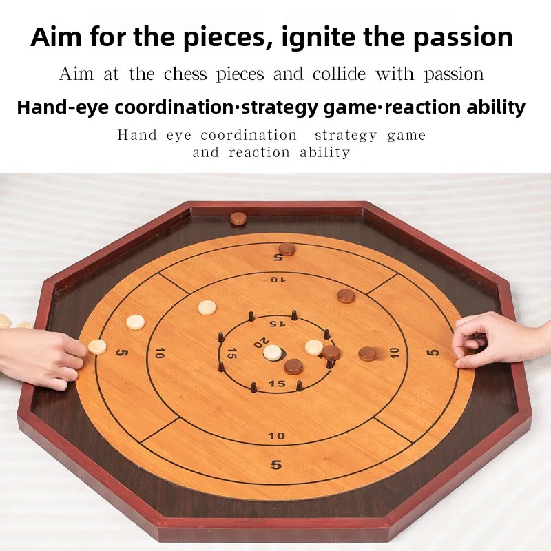 Massivholz Crokinole-Brett - H – Board Game Harvest Bewertung und Preis