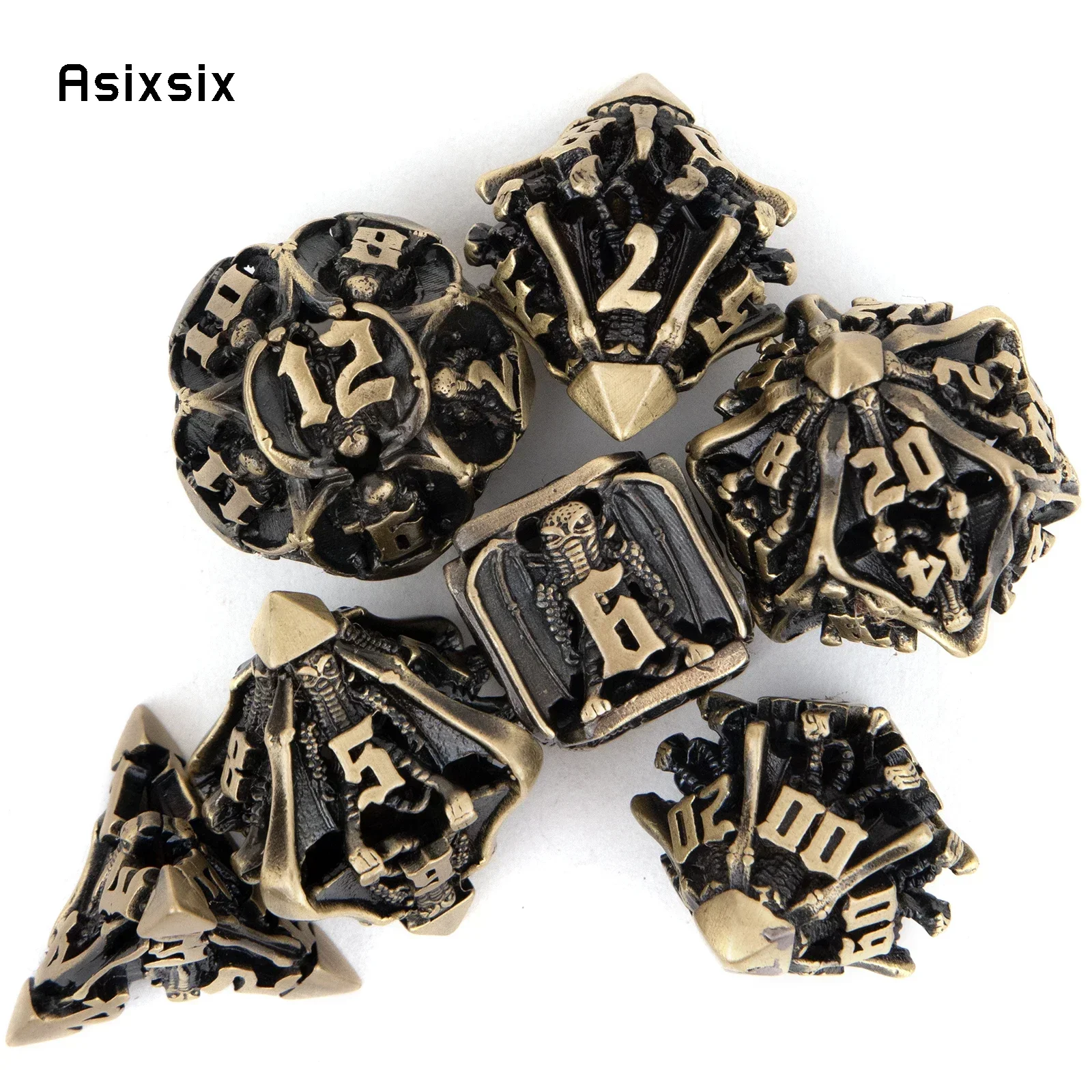 Metallwürfel, perfekt für Tabl – Dice Set Polyhedral Bewertung und Preis