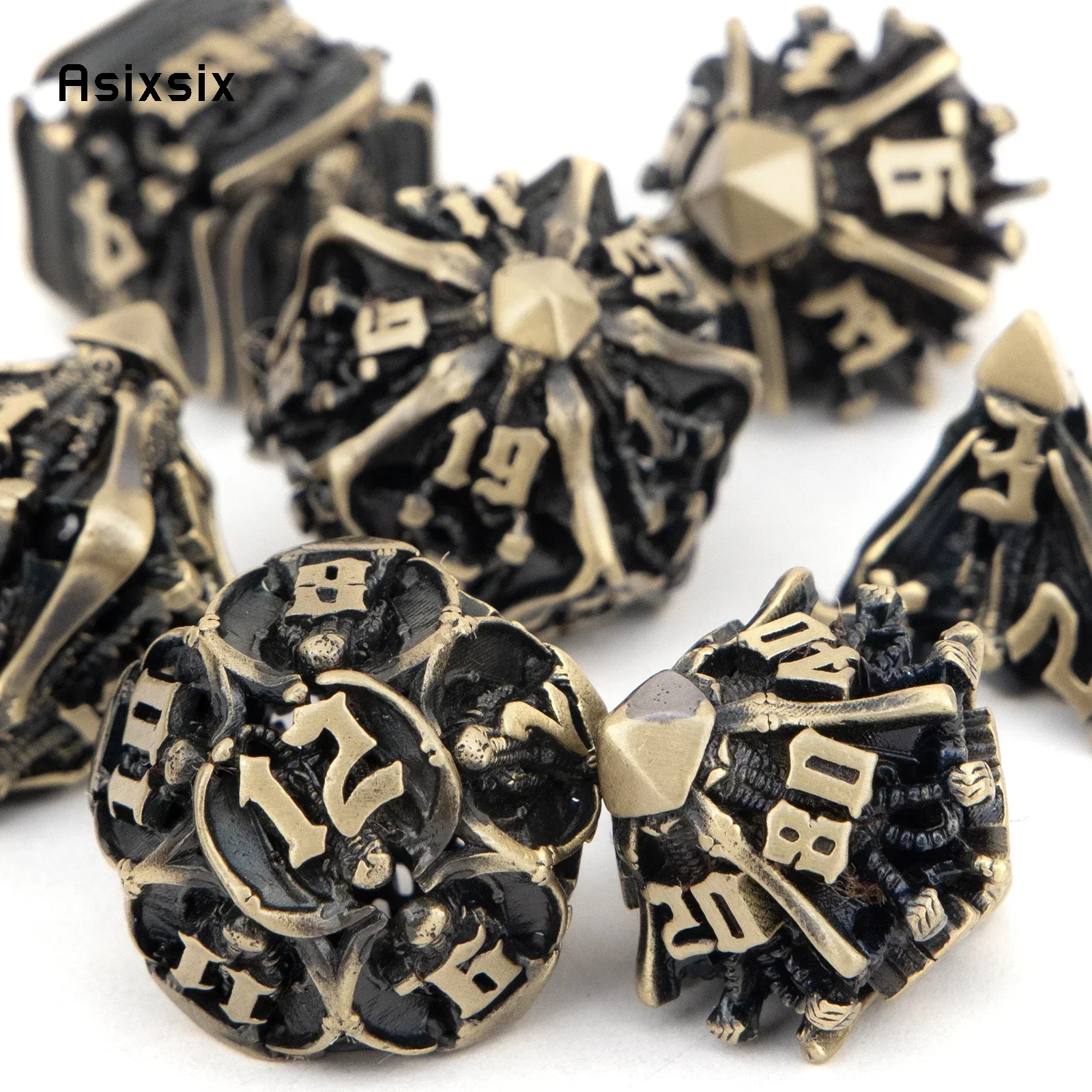 Metallwürfel, perfekt für Tabl – Dice Set Polyhedral Bewertung und Preis