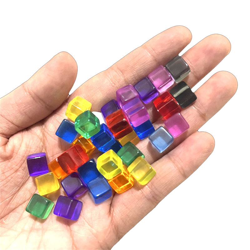 100 teile/satz 8mm Klar Würfel – Board Game Harvest Bewertung und Preis