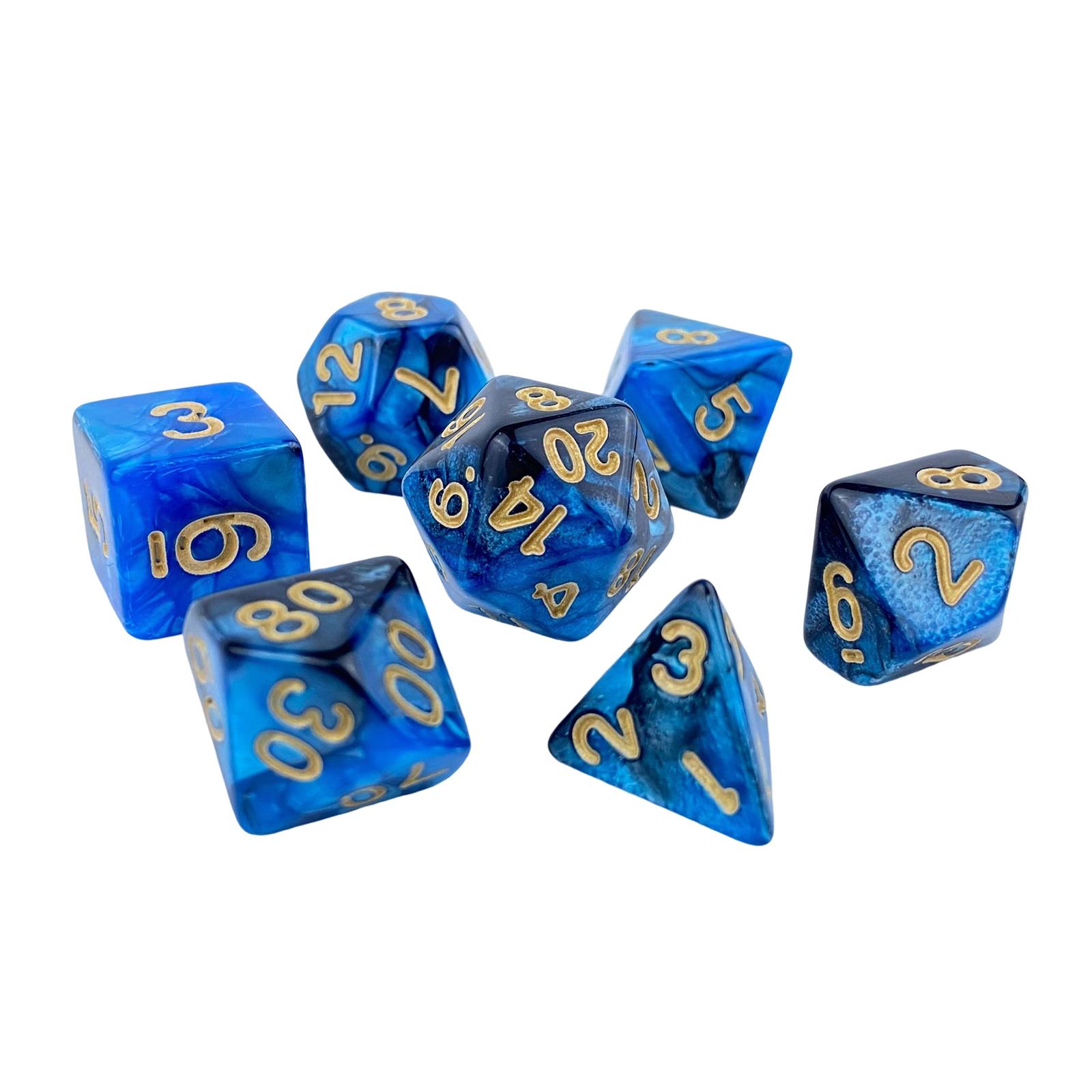 Leeres Polyedrisches Würfelset – Dice Set Polyhedral Bewertung und Preis