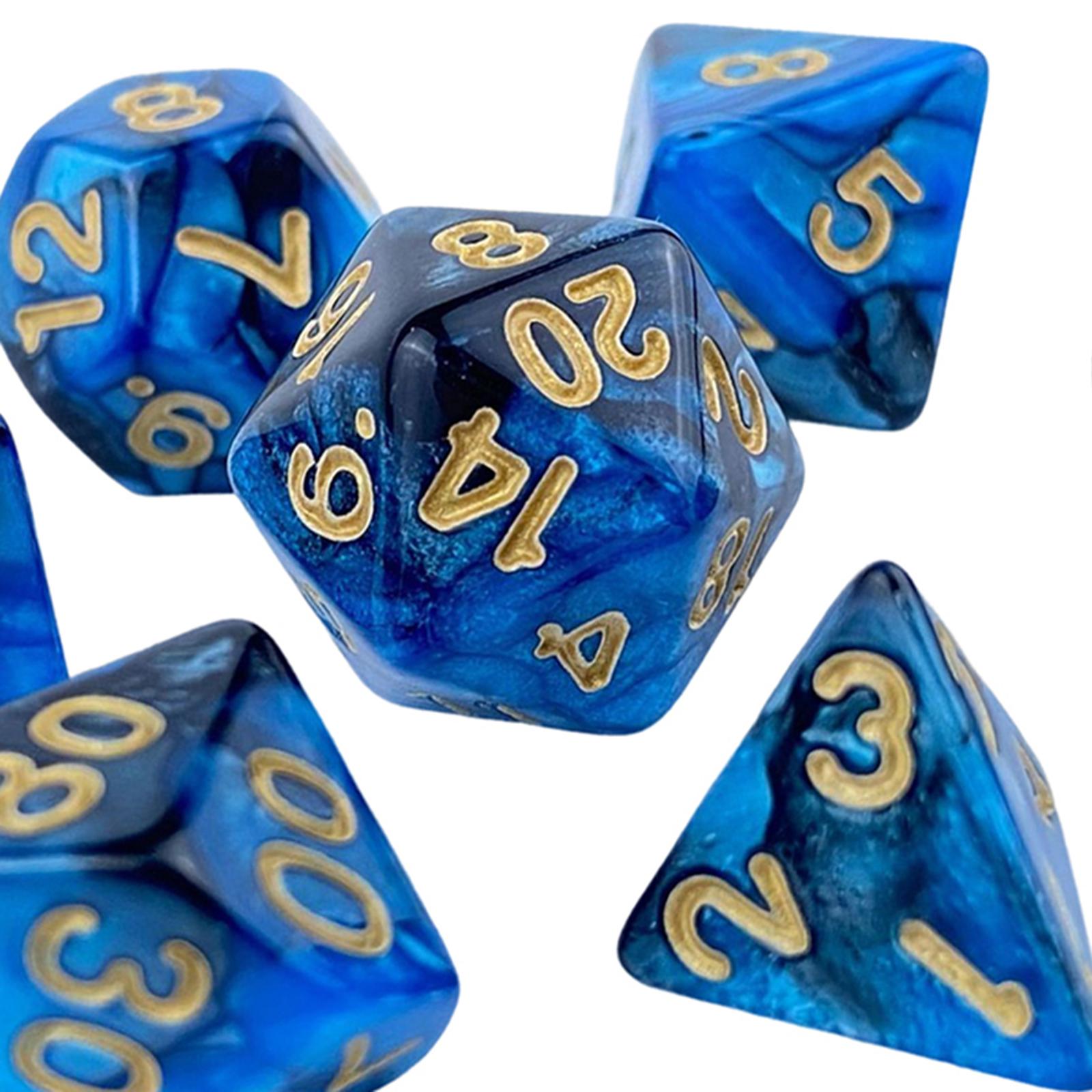 Leeres Polyedrisches Würfelset – Dice Set Polyhedral Bewertung und Preis