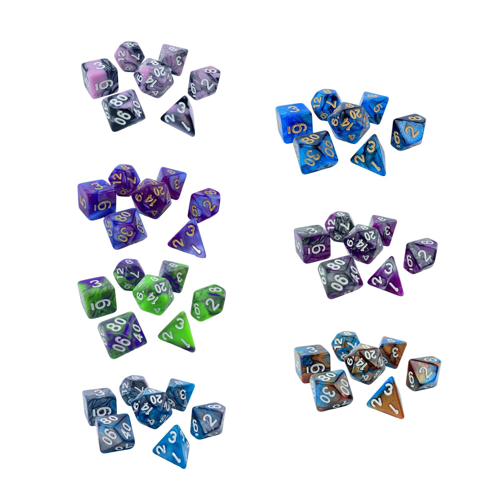 Leeres Polyedrisches Würfelset – Dice Set Polyhedral Bewertung und Preis