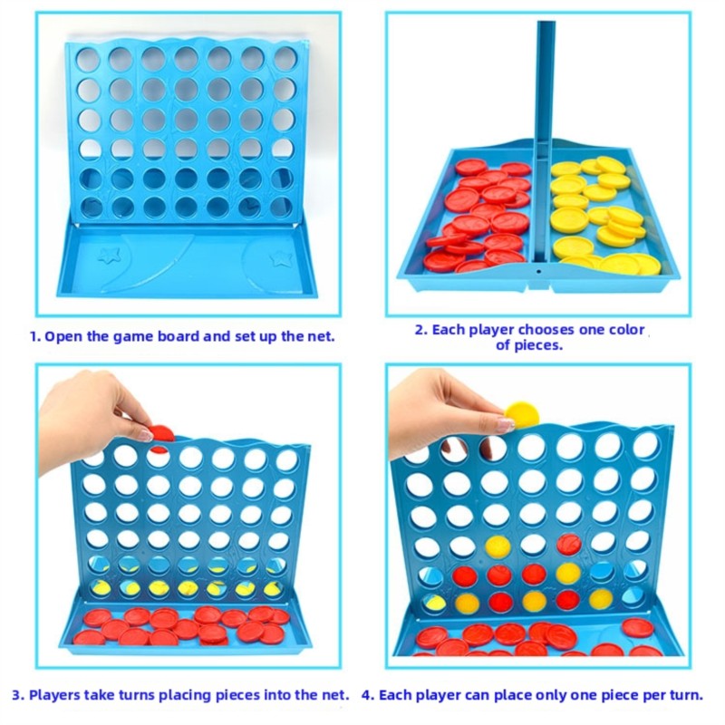 3D Vier-in-einem-Reihen-Bretts – Board Game Anak Bewertung und Preis