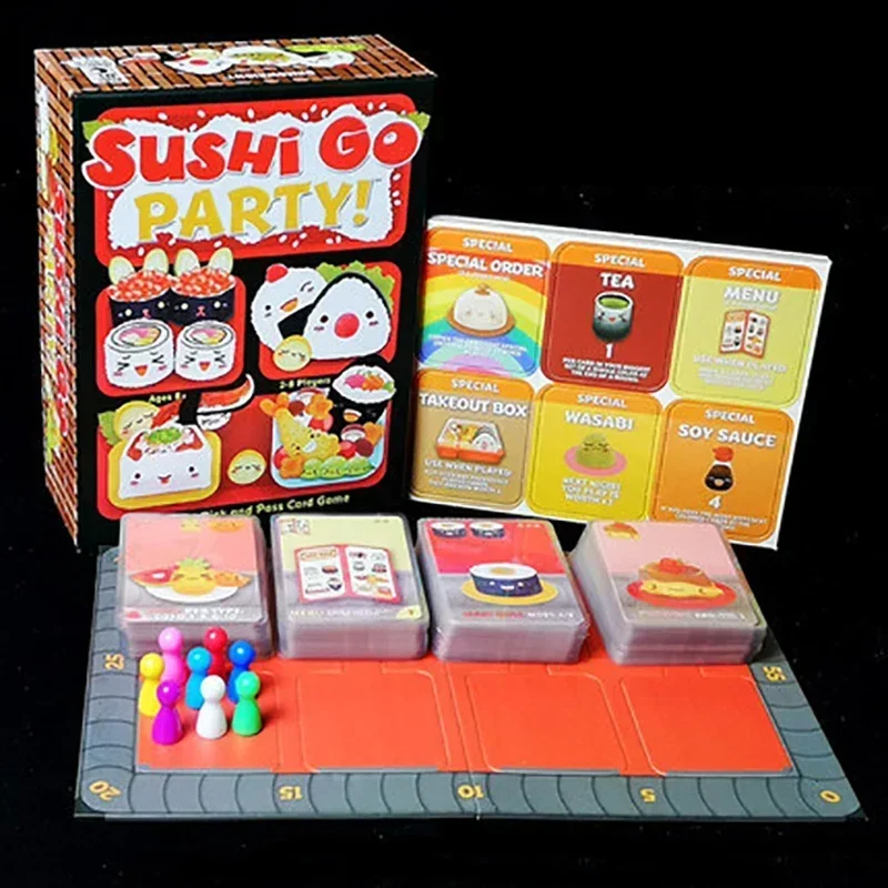 Sushi geht! & Sushi Go Party-K – Board Game Card Bewertung und Preis