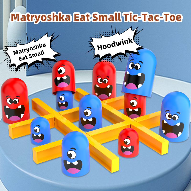 Tic-Tac-Toe Eat-and-Be-Sized S – Board Game Anak Bewertung und Preis