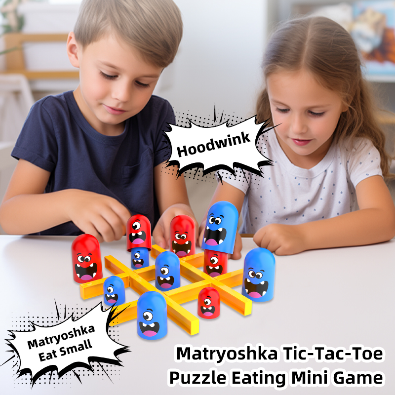 Tic-Tac-Toe Eat-and-Be-Sized S – Board Game Anak Bewertung und Preis