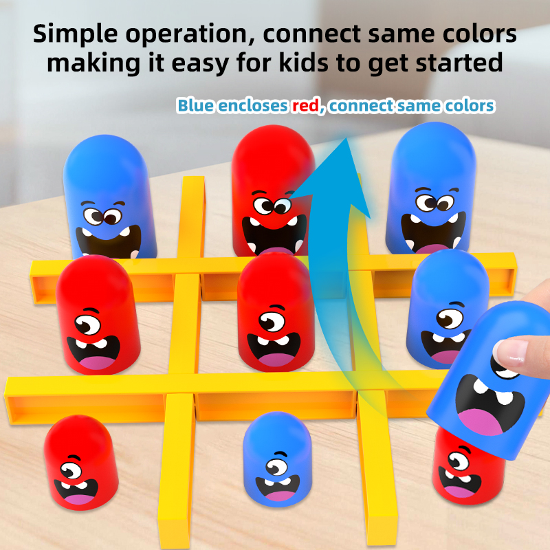 Tic-Tac-Toe Eat-and-Be-Sized S – Board Game Anak Bewertung und Preis