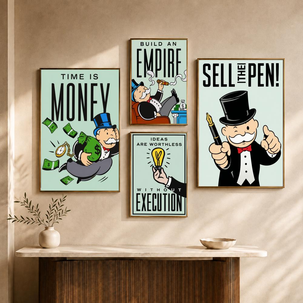 Monopoly-Brettspiel-Poster, PP – Board Game Cafe Bewertung und Preis