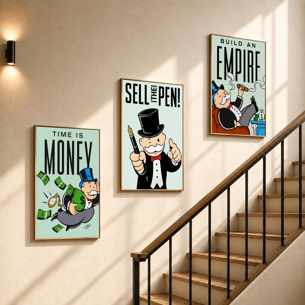 Monopoly-Brettspiel-Poster, PP – Board Game Cafe Bewertung und Preis